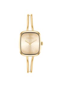 Quarzuhr Calvin Klein "CK ADORE BANGLE", gold (goldfarben), Armbanduhren, Damen, Quarzuhr, Armbanduhr, Damenuhr, Edelstahlarmband, analog
