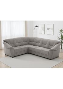 Sit & More Ecksofa SIT & MORE "Savona", grau, B:262cm H:90cm T:212cm, Sofas, Ecksofa, mit Federkern, optional mit Bettfunktion