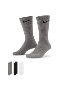 Funktionssocken Nike "U NK EVERYDAY LTWT CREW 3PR", Herren, Gr. XL (46/50), grau (multi, color), Obermaterial: 60% Baumwolle, 37% Polyester, 3% Elasthan, Socken Funktionssocken, f&uuml;r sportive Aktivit&auml;ten und Fitness, mit d&auml;mpfenden Eigenschaften