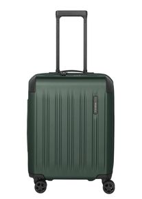 Hartschalen-Trolley Travelite "DYNAMIIC Reisekoffer Hartschale", Damen, Gr. B/H/T: 40cm x 55cm x 23cm 43 l, gr&uuml;n, ABS, unifarben mit Farbeins&auml;tzen, Koffer Hartschalen-Trolley, ABS-Hartschale und Volumenerweiterung