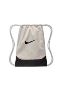 Sporttasche Nike "NK BRSLA DRAWSTRNG - X", Damen, light bone, schwarz, schwarz, Obermaterial: 100% Polyester, Taschen Sporttasche, f&uuml;r Fitness und sportliche Aktivit&auml;ten, aus Polyester, pflegeleicht