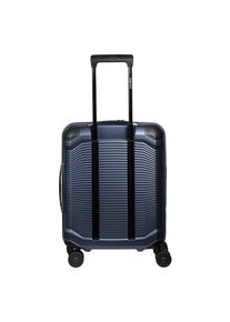 Trolley Travelite "MILLENNIUM Reisekoffer Hartschale", Damen, Gr. B/H/T: 40cm x 55cm x 23cm 40 l, blau (navy), Polycarbonat, Koffer Trolley, aus leichtem Polycarbonat mit stabiler Bauweise und Innenaufteilung
