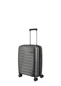 Trolleyset Travelite "AIR BASE 3-teilig Reisekoffer Hartschale", Damen, anthrazit, Polypropylen, Koffer-Sets Trolleyset, mit TSA-Schloss und bruchfester Polypropylen-Schale