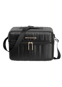 Beautycase Travelite "BARBARA NOVELTY Kosmetikkoffer", Damen, Gr. B/H/T: 37cm x 27cm x 22cm, schwarz, Polycarbonat, unifarben, Taschen Beautycase