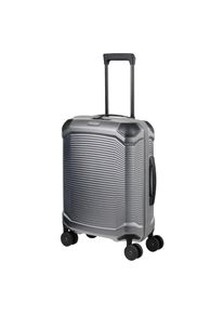 Trolley Travelite "MILLENNIUM Reisekoffer Hartschale", Damen, Gr. B/H/T: 40cm x 55cm x 20cm 37 l, grau (silber), Polycarbonat, Koffer Trolley, aus leichtem Polycarbonat mit stabiler Bauweise und Innenaufteilung