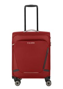 Handgep&auml;ck-Trolley Travelite "JETPACK Multi Light 4 Cabin, konzipiert f&uuml;r Condor & Ryanair", Damen, Gr. B/H/T: 40cm x 55cm x 20cm 37 l, rot, Polyester, unifarben mit Farbeins&auml;tzen, Koffer Handgep&auml;ck-Trolley, Weichgep&auml;ck-Koffer Handgep&auml;ck f&uuml;r die meisten g&auml;ngigen Airlines