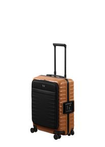 Trolley "OVERSEAS Koffer Hartschale", Damen, Gr. B/H/T: 40cm x 55cm x 23cm 42 l, braun (canyon bronze), Polycarbonat, TITAN - MADE IN GERMANY, Koffer Trolley