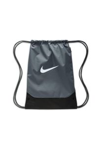 Sporttasche Nike "NK BRSLA DRAWSTRNG - X", Damen, smoke grau, schwarz, wei&szlig;, Obermaterial: 100% Polyester, Taschen Sporttasche, f&uuml;r Fitness und sportliche Aktivit&auml;ten, aus Polyester, pflegeleicht