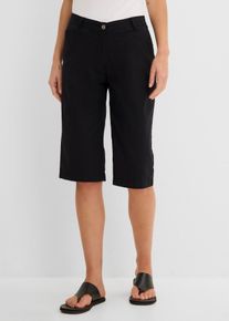 L&aring;nga shorts med res&aring;rmidja - svart - storlek 46 - bonprix