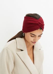 Pannband i fluffigt material - r&ouml;d - storlek Onesize - bonprix