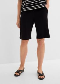 Jerseyshorts - svart - storlek 36/38 (S) - bonprix