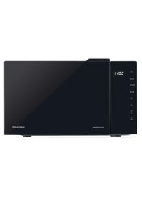 HISENSE , Schwarz , Metall, Glas , 48x30x37.1 cm , Auftaufunktion nach Gewicht oder Zeit, elektronisches Bedienfeld, LED-Display, Automatik-Kochprogramme, Signalton, Keramikboden, Timerfunktion, Kindersicherung ,