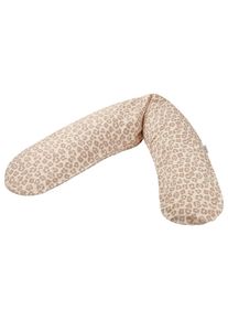 Theraline Stillkissen, Beigebraun, Textil, ca. 42 l, F&uuml;llung: Polystyrol,Polystyrol, feine Perlen, 190x40 cm, Oeko-Tex&reg; Standard 100, Bezug abnehmbar, Bezug waschbar, schadstoffgepr&uuml;ft, mit Rei&szlig;verschluss, F&uuml;ttern, Stillen, Stillkissen