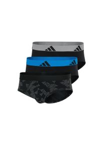 Slip adidas Sportswear "Active Flex Cotton", Herren, Gr. XL, 918, schwarz, Single Jersey, Obermaterial: 95% Baumwolle, 5% Elasthan, k&ouml;rpernah, Unterhosen Slip, elastisch, Logo-Bund, scheuerfreies Tragegef&uuml;hl, ohne Eingriff