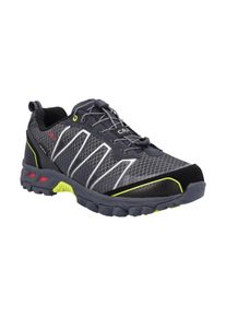 Wanderschuh CMP "ALTAK WP TRAIL SHOES", Herren, Gr. 46, schwarz (antracite, cemento), Synthetik, Schuhe Wanderschuh, wasserdicht