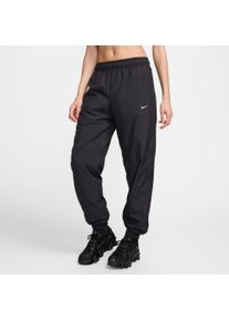 Sporthose Nike Sportswear "W NSW OTG UV ESSNTL WVN MR JG", Damen, Gr. XXL, N-Gr, schwarz, wei&szlig;, Obermaterial: 100% Polyester, Hosen Sporthose, aus Polyester, auch in gro&szlig;en Gr&ouml;&szlig;en