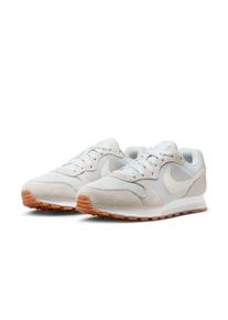 Sneaker Nike Sportswear "WMNS MD RUNNER 2", Damen, Gr. 42, photon dust, sail, wei&szlig;, gum med braun, Leder, Textil, Schuhe Sneaker