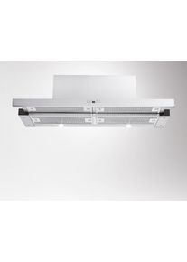 Amica Flachschirmhaube "FH 694 621 E", Energieeffizienz: A, silber (wei&szlig;, neutral), B:90cm H:26cm T:30cm, Dunstabzugshauben, Flexibel & kompakt: helles Licht, simple Steuerung, Display, Flachschirmhaube