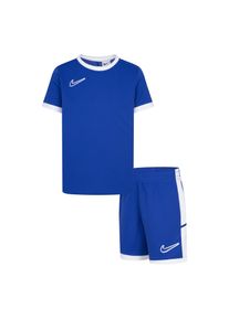 T-Shirt & Shorts Nike Sportswear "NKB B NK ACADEMY SHORT SET", Jungen, Gr. 116, game royal, Obermaterial: 100% Polyester, KOB Set-Artikel T-Shirt & Shorts, 2-teiliges Set aus T-Shirt und Shorts