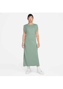 Shirtkleid Nike Sportswear "W NSW NK CHLL FT DRESS", Damen, Gr. XL, N-Gr, gr&uuml;n (steam, sail), Obermaterial: 70% Baumwolle, 30% Polyester, Kleider Shirtkleid, aus Baumwolle und Polyester, erh&auml;ltlich in den Gr&ouml;&szlig;en XS bis XXL
