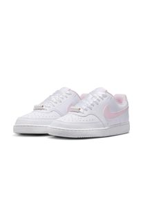 Sneaker Nike Sportswear "Nike Court Vision Low", Damen, Gr. 37,5, rosa (wei&szlig;, pink foam), Synthetik, Schuhe Sneaker, inspiriert vom Design des Nike Air Force