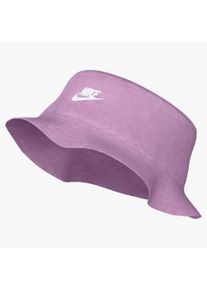 Fischerhut Nike Sportswear "U NK APEX BUCKET SQ FUT WSH L", Herren, Gr. S, lt magenta, wei&szlig;, Obermaterial: 100% Baumwolle, H&uuml;te Fischerhut, mit gesticktem Futura-Logo, im Washed-Look, aus Baumwolle