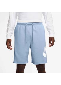 Shorts Nike Sportswear "M NK CLUB ALUMNI FT SHORT", Herren, Gr. S, N-Gr, blau (hydrogen blau), Obermaterial: 58% Baumwolle, 23% Viskose, 19% Polyester, Hosen Shorts, mit Ges&auml;&szlig;tasche, atmungsaktives Material, aus French Terry
