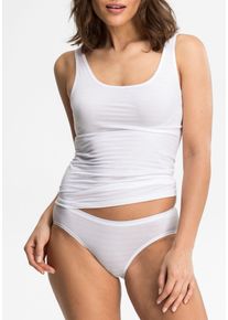 Achselhemd Speidel "Cotton&More", Damen, Gr. 38, N-Gr, wei&szlig;, Single Jersey, Obermaterial: 56% Baumwolle, 34% Polyamid, 10% Elasthan, unifarben, Rundhals, Unterhemden Achselhemd, keine st&ouml;renden Seitenn&auml;hte, Baumwollmix, basic, ohne Schadstoffe