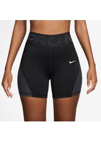 Trainingstights Nike "W NP DF SCULPT HR 5IN SHORT G", Damen, Gr. S, N-Gr, schwarz, anthra, Obermaterial: 75% Polyester, 25% Elasthan, Hosen Trainingstights, sportlicher Stil