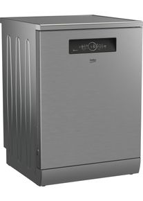 Beko Standgeschirrsp&uuml;ler "BDFN16R46XW", Energieeffizienz: A, edelstahl, B:59,8cm H:85cm T:60cm, Geschirrsp&uuml;ler, Quick&Shine &ndash; schnelle Reinigung mit optimaler Trocknung, Standgeschirrsp&uuml;ler