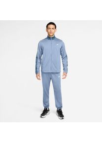 Trainingsanzug Nike Sportswear "Nike Sportswear Club Men's Poly-Knit Tracksuit", Herren, Gr. XS, blau (hydrogen blau), Obermaterial: 100% Polyester, Sportanz&uuml;ge Trainingsanzug, mit leichtem Material, in Poly-Knit-Ausf&uuml;hrung, aus Polyester