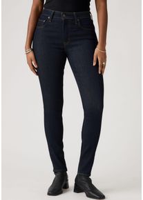 Levi's Skinny-fit-Jeans LEVI'S "721 HIGH RISE SKINNY", Damen, Gr. 28, L&auml;nge 32, true blau rinse, Denim/Jeans, Obermaterial: 51% Baumwolle, 37% Lyocell, 7% Polyester, 3% Elastomultiester, 2% sonstige Fasern, skinny fit lang, Jeans Skinny-fit-Jeans, mit hohem Bund