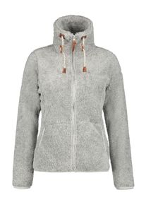 Fleecejacke Icepeak "Icepeak COLONY", Damen, Gr. XS, light grau, Obermaterial: 100% Polyester, normal, Jacken Fleecejacke, schnell trocknendes Material aus Polyester, mit Rei&szlig;verschluss