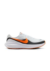 Laufschuh Nike "Revolution 8", Herren, Gr. 44,5, sanftes wei&szlig;, total orange, wei&szlig;, schwarz, Synthetik, Textil, Schuhe Laufschuh
