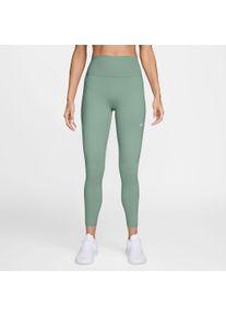 Trainingstights Nike "W NK DF ONE HR 7/8 TIGHT USEAM", Damen, Gr. S, N-Gr, steam, wei&szlig;, Obermaterial: 80% Polyester, 20% Elasthan, Hosen Trainingstights, Trainingstights mit 7/8-L&auml;nge, atmungsaktiv, schnell trocknend