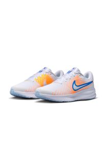 Laufschuh Nike "Run Defy", Herren, Gr. 41, wei&szlig; (wei&szlig;, blau crystal, topaz gold), Synthetik, Textil, Schuhe Laufschuh