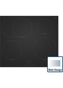 Bosch Induktions-Kochfeld "PIF61ABB5E", mattschwarz, B:59,2cm H:5,1cm T:52,2cm, Kochfelder, Mattes Design in Carbon Black und einfache Touch Select Bedienung, Induktions-Kochfeld