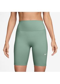 Trainingstights Nike "W NK DF ONE HR 8" SHRT USEAM", Damen, Gr. XL, N-Gr, gr&uuml;n (steam, wei&szlig;), Obermaterial: 80% Polyester, 20% Elasthan, Hosen Trainingstights, sportlicher Stil, f&uuml;r Erwachsene