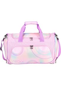 Sporttasche neoxx "Move", M&auml;dchen, Gr. B/H/T: 43cm x 26cm x 24cm, rosa (candy party), Polyester, Taschen Sporttasche, teilweise aus recyceltem Material