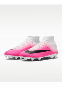 Fu&szlig;ballschuh Nike "MERCURIAL SUPERFLY 11 CLUB FG/MG T", Herren, Gr. 40, pink (multi, color, schwarz), Synthetik, Schuhe Fu&szlig;ballschuh, Au&szlig;ensohle f&uuml;r Rasenpl&auml;tze und f&uuml;r feste B&ouml;den
