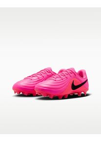 Fu&szlig;ballschuh Nike "JR TIEMPO MAESTRO ACAD FG/MG T", Kinder, Gr. 38,5, pink (multi, color, schwarz), Synthetik, Textil, Schuhe Fu&szlig;ballschuh, Au&szlig;ensohle f&uuml;r Rasenpl&auml;tze, f&uuml;r Kinder & Jugendliche