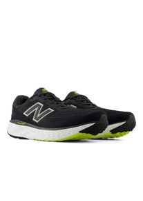 Laufschuh New Balance "EVOZ", Herren, Gr. 47,5, schwarz cement, silber moss, alkaline gr&uuml;n, Synthetik, Textil, Schuhe Laufschuh, f&uuml;r Erwachsene, mit Laufsohle aus Gummi