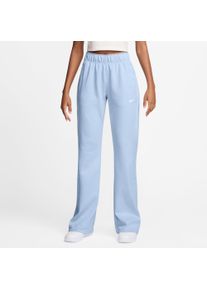 Sporthose Nike Sportswear "W NSW NK WR MR POLY KNIT PNT", Damen, Gr. XS, N-Gr, blau (hydrogen blu), Obermaterial: 96% Polyester, 4% Elasthan, Hosen Sporthose, aus Polyester und Elasthan, erh&auml;ltlich in den Gr&ouml;&szlig;en XS bis XXL
