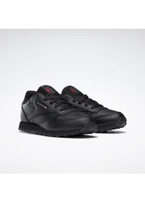 Sneaker Reebok CLASSIC "CLASSIC LEATHER", M&auml;dchen, Gr. 33, schwarz, Leder, Synthetik, Textil, Schuhe Sneaker