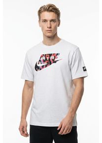 T-Shirt Nike "U NSW TEE LSE AIR AOP", Herren, Gr. XS, wei&szlig;, Obermaterial: 100% Baumwolle, normal, Rundhals, Shirts T-Shirt, f&uuml;r sportliche Aktivit&auml;ten, kurz&auml;rmlig, kragenlos, ohne Verschluss