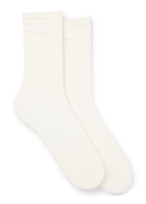 Businesssocken BOSS "2P RS Uni Logo CC W", Damen, Gr. 35-38, Sockengr&ouml;&szlig;e, wei&szlig; (open wei&szlig; 119), Baumwolle, normal, Socken Businesssocken, mit BOSS Schriftzug