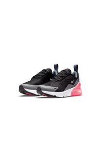 Sneaker Nike Sportswear "Air Max 270 (PS)", M&auml;dchen, Gr. 33, schwarz, metallic silber, smoke grau, Synthetik, Textil, Schuhe Sneaker, Design auf den Spuren des Air Max 180 und Air Max 93, f&uuml;r Kinder
