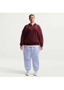 Sporthose Nike Sportswear "W NSW PHNX FLC HR OS PANT 2", Damen, Gr. 4X, N-Gr, hydrogen blu, Obermaterial: 80% Baumwolle, 20% Polyester, Hosen Sporthose, Oversize-Passform, mit Taschen, aus Baumwolle und Polyester