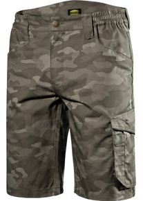 Diadora Utility Poly Camo, spodenki robocze , kolor: Oliwkowy/Ciemnozielony , rozmiar: M