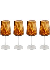 Glas KARE DESIGN "Caramel", braun, B:9cm H:24cm, Glas, Trinkgef&auml;&szlig;e, Glas, Longdrink-, Wein-, Sekt- oder Wasserglas